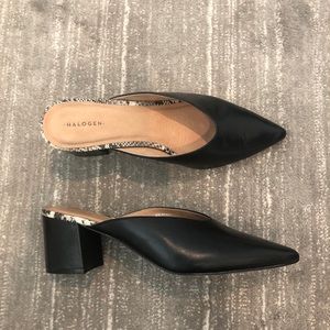 Halogen Leather Mules